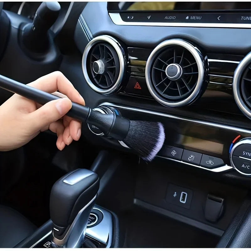 Soft Bristle Car Detailing Brush – Gentle Cleaning, Pro Results!