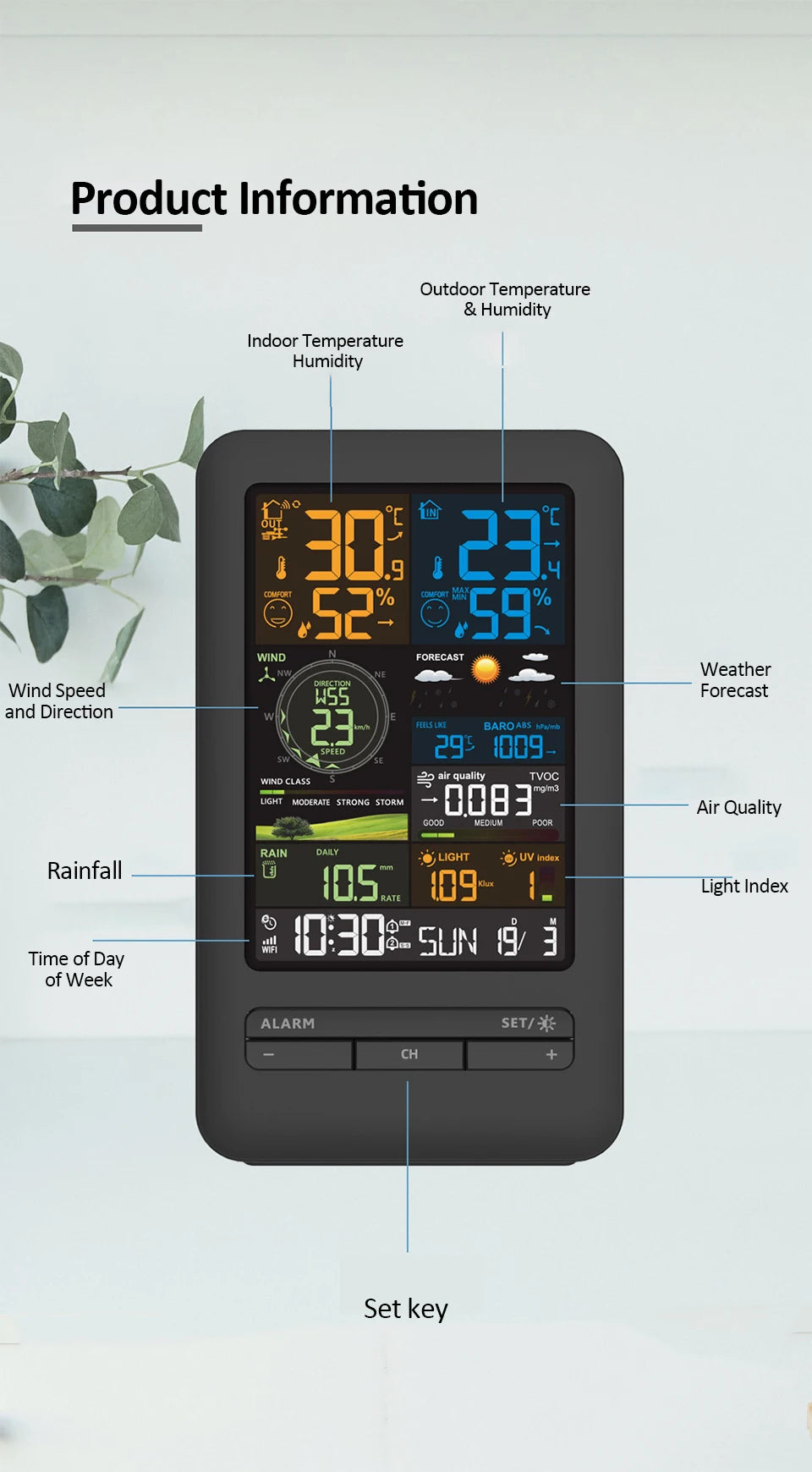Smart WiFi Weather Station with Air Quality Monitor