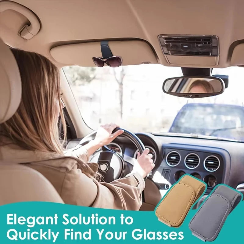 Car Sun Visor Sunglasses Clip & Card Holder