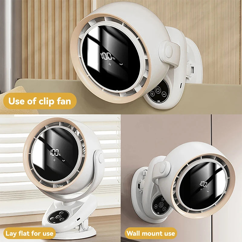 5-Speed Ultra-Quiet Car & Camping Fan