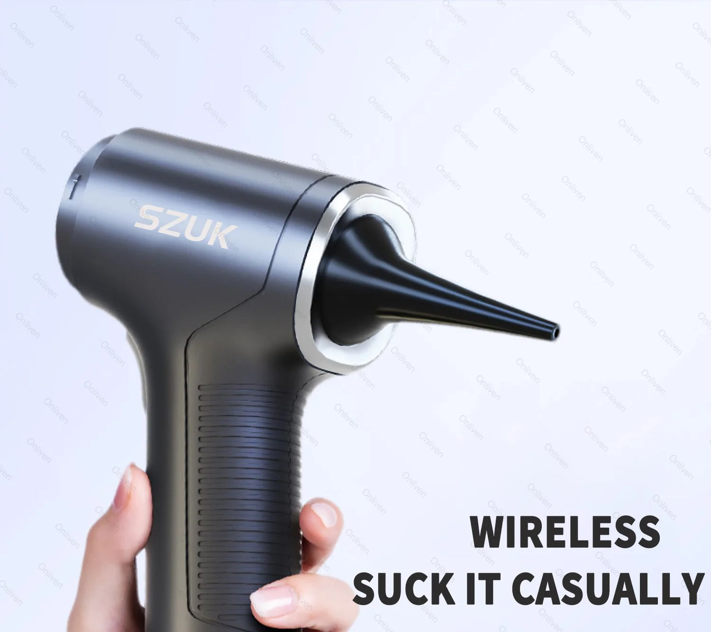 SZUK 98000PA Mini Car Vacuum Cleaner – Wireless & Powerful