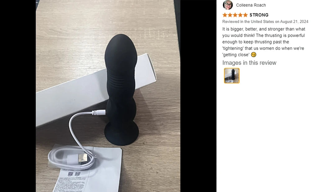 Thrusting Bluetooth Prostate Massager with Suction Base