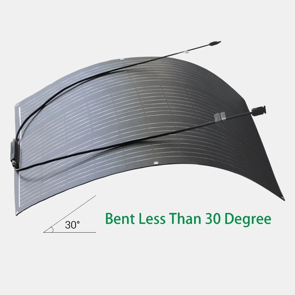 ETFE Flexible Solar Panel 100W–400W Waterproof Charger