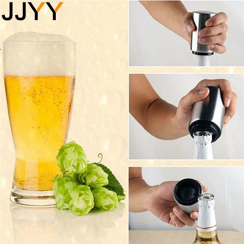 JJYY Black Poker Card Bottle Opener – Stylish & Functional Bar Tool