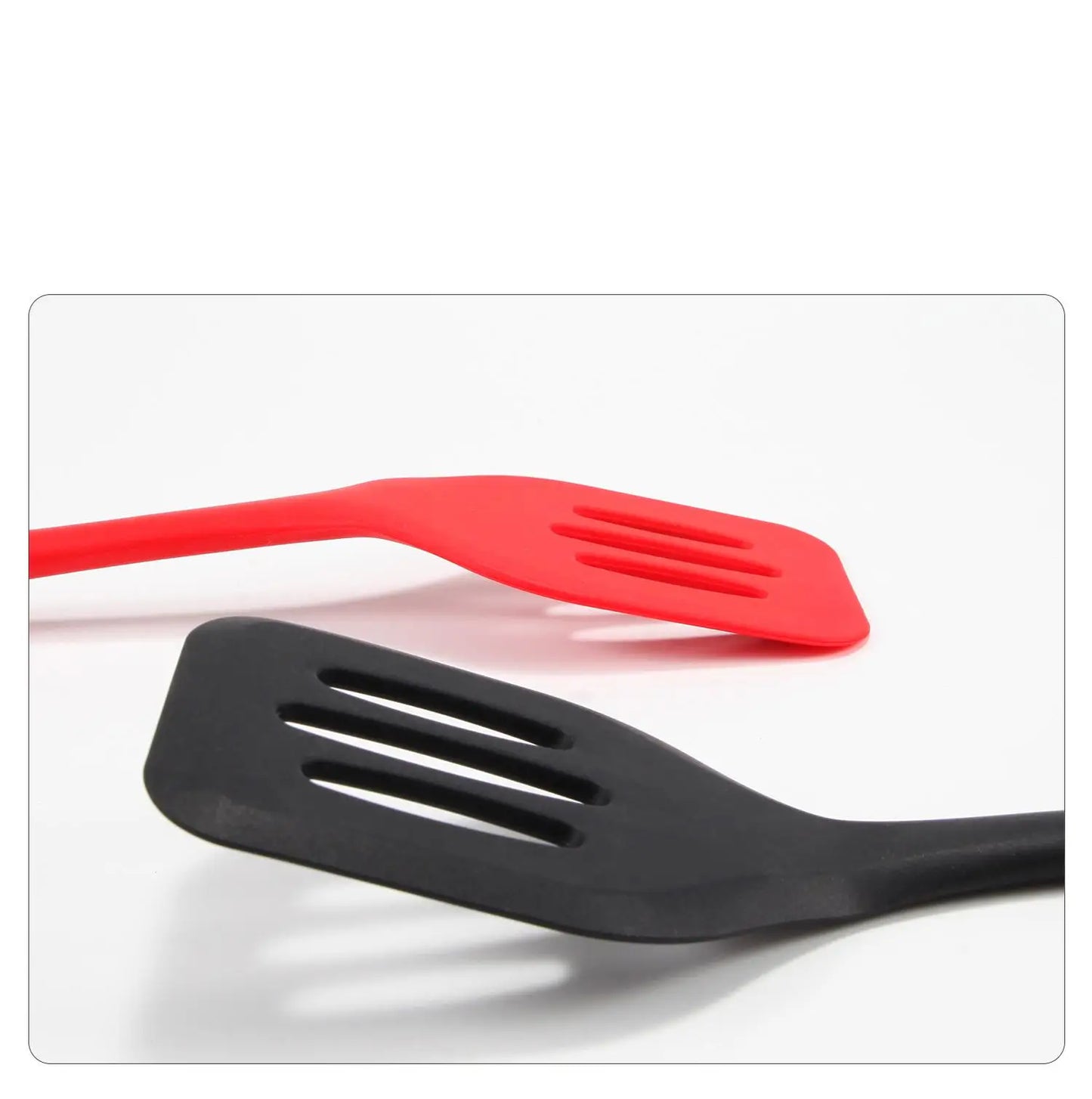 Silicone Slotted Turner Spatula for Cooking
