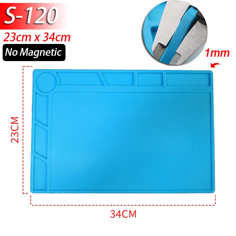 Silicone Soldering Mat – Heat-Proof, Static-Safe, Repair-Ready!