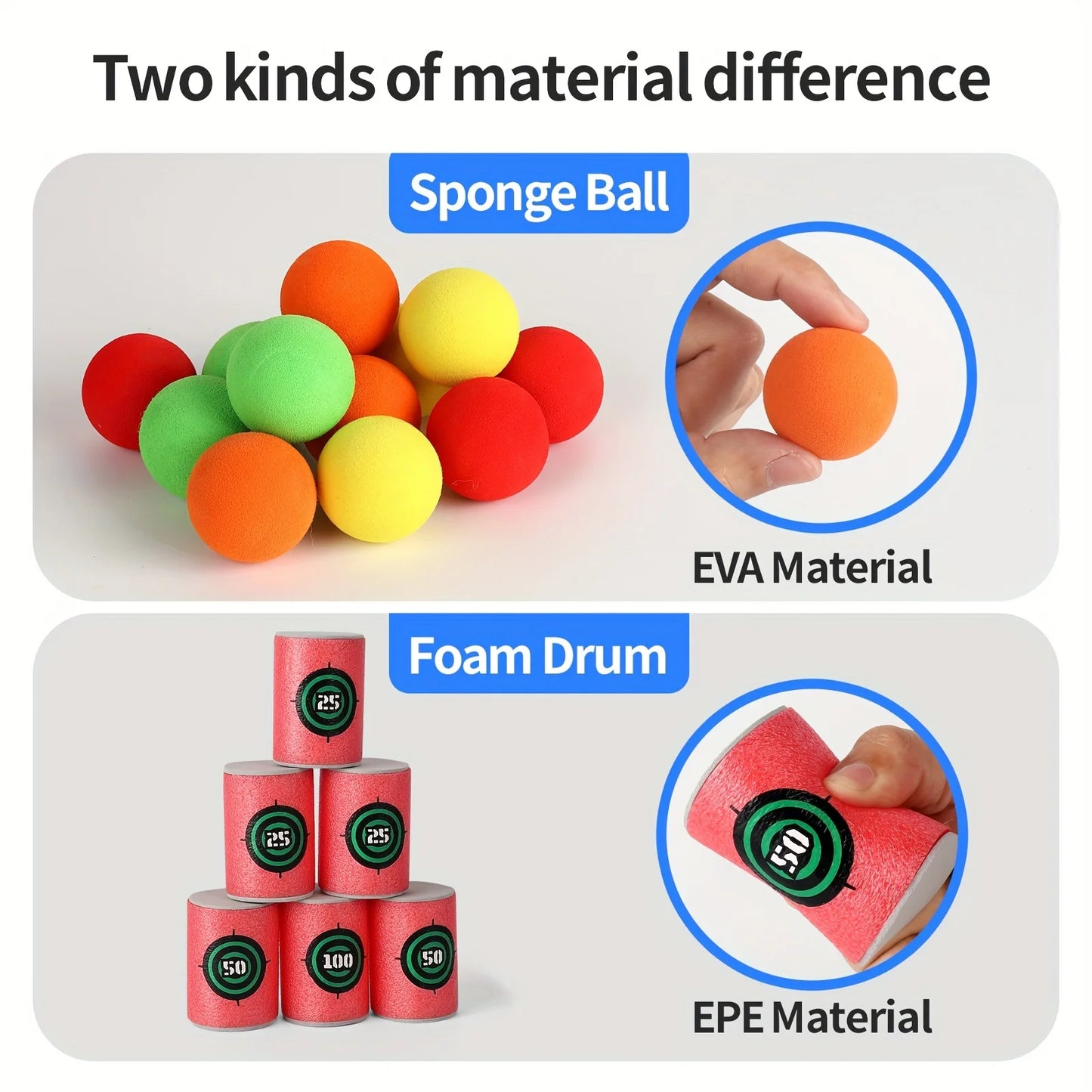 Soft Bullet Shooting Practice Toy for Kids