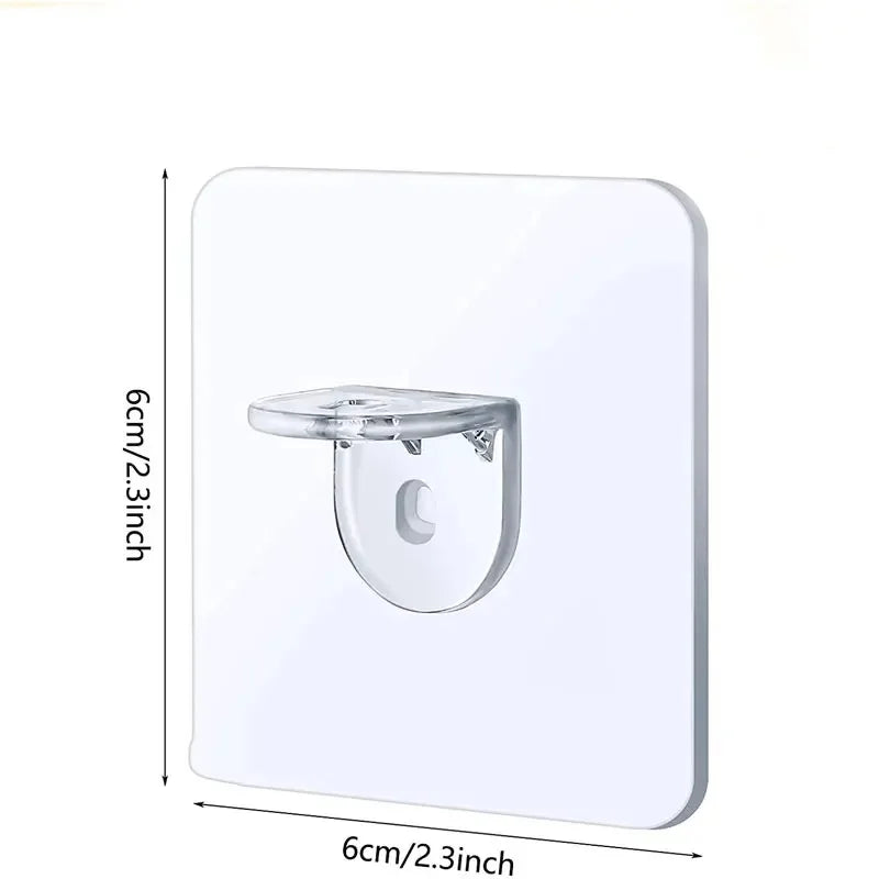 Wardrobe Divider Brackets Non-Marking Anti-Slip Support