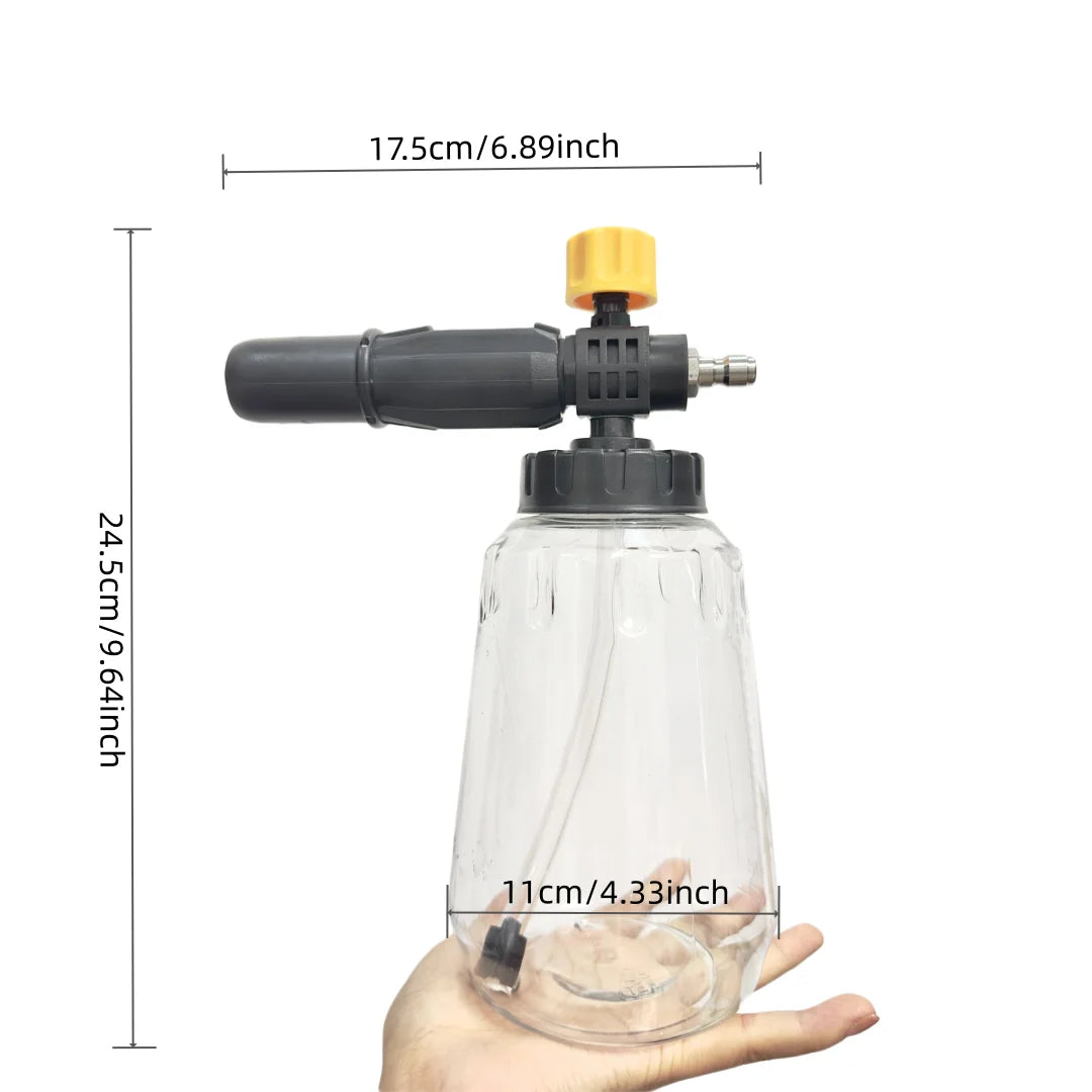 Foam Cannon 1000ML – Thick Foam, Pro-Level Clean!
