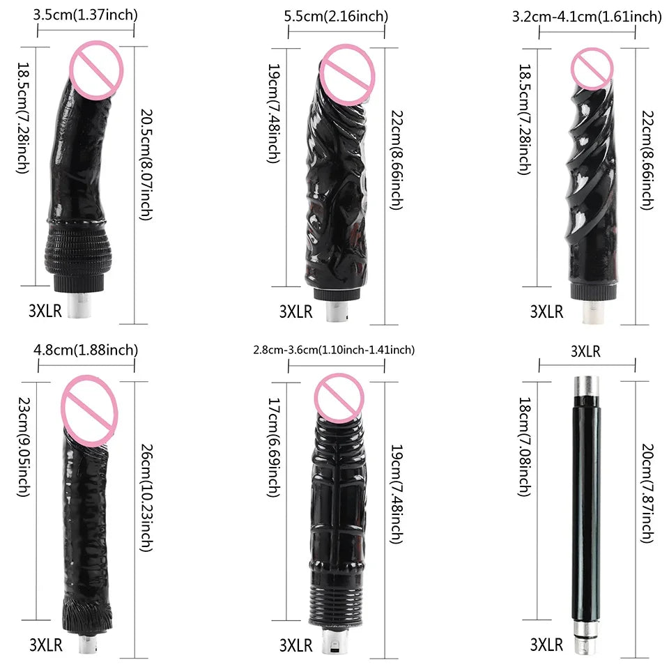 New Adjustable Sex Machine for Couples with Dildos