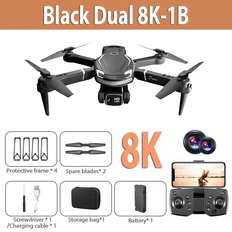 Capture stunning aerials with the V88 8K GPS drone!