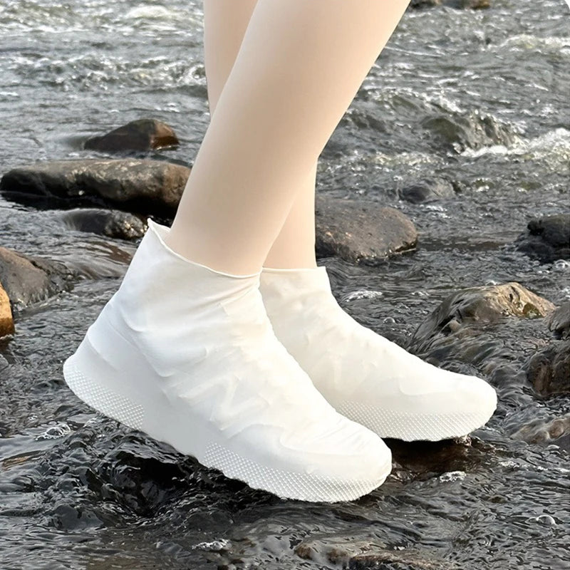 Waterproof Latex Overshoes for Rainy Days
