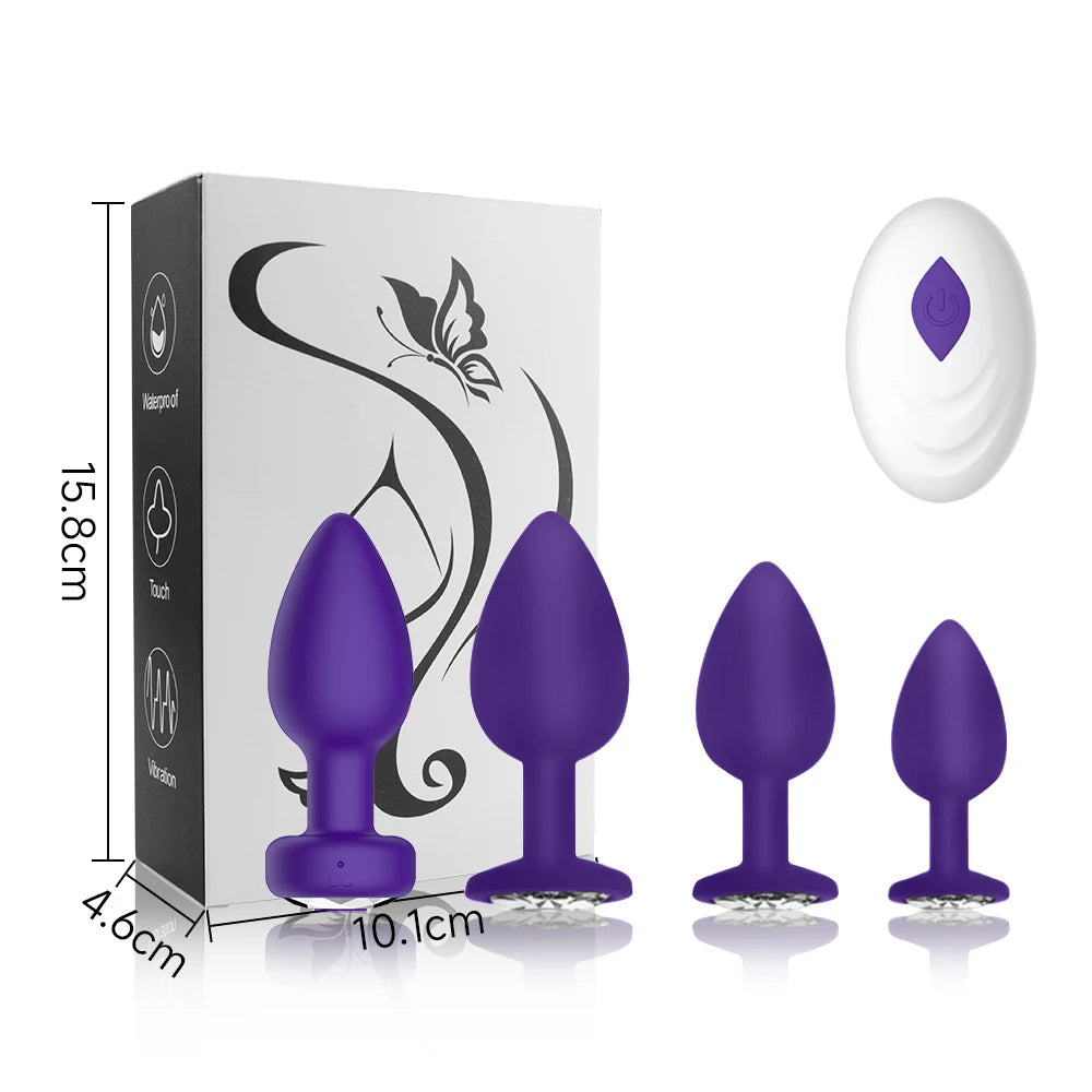 Bluetooth Remote Anal Vibrator with APP