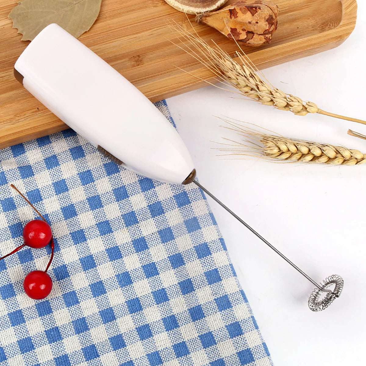Mini Electric Egg Beater & Milk Frother