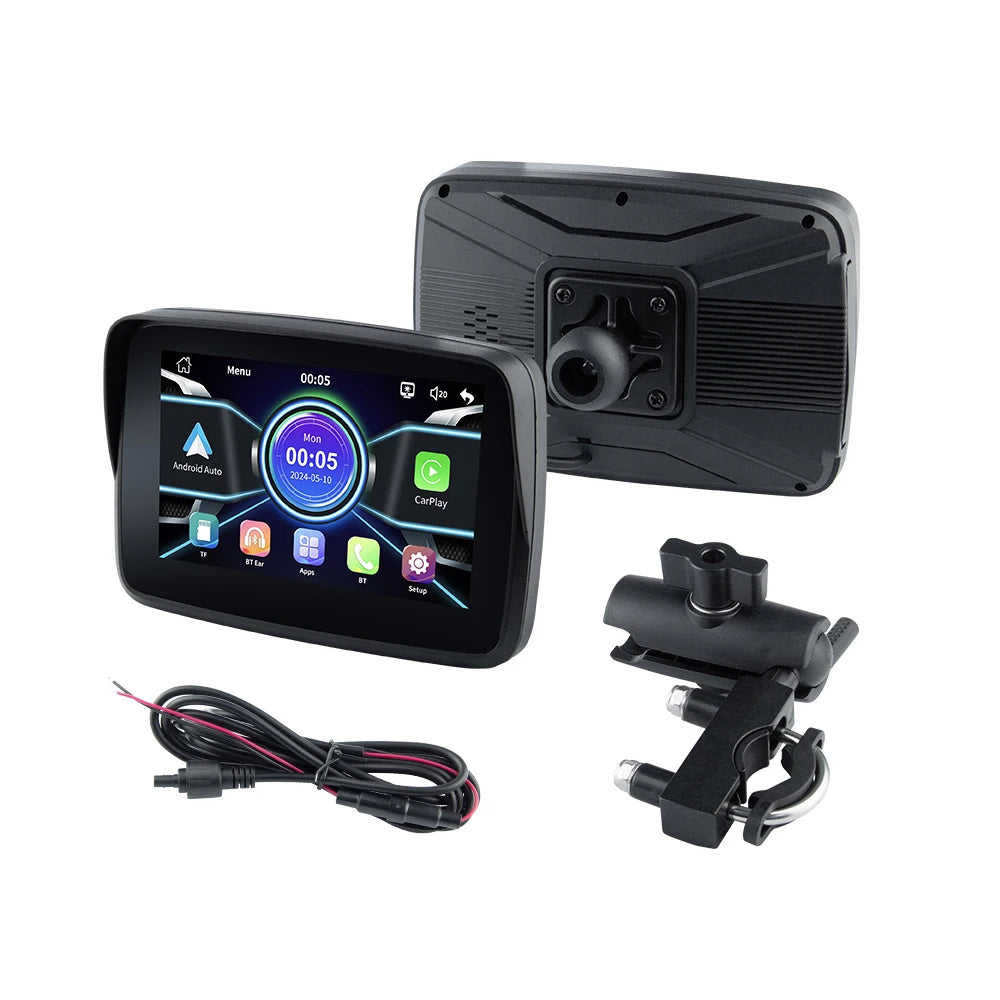 EKIY 5″ Wireless CarPlay & Android Auto GPS Display