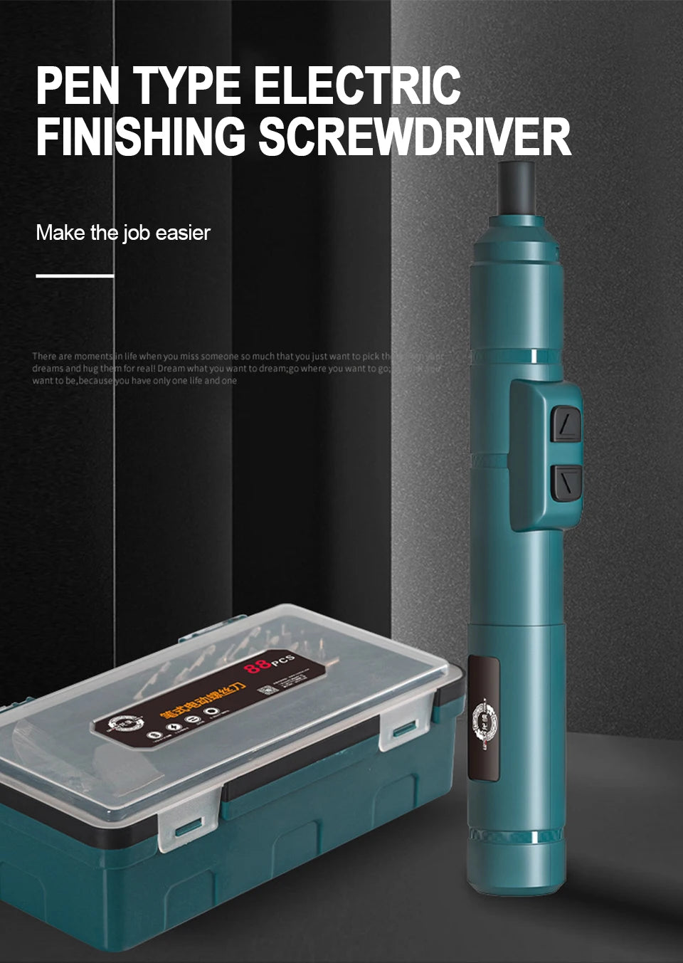 Fix smarter with this mini electric screwdriver set!