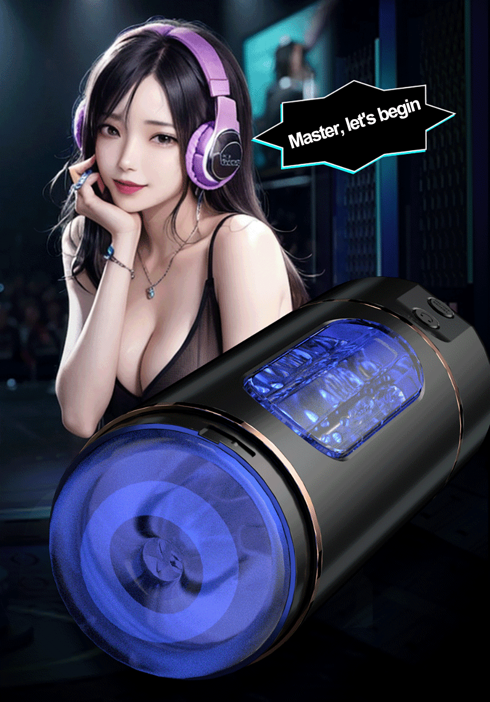 Automatic Thrusting & Sucking Male Stroker