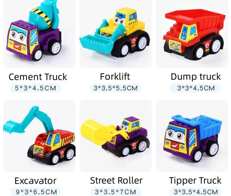 Mini Inertial Engineering Cars Set – 4/6 Pack