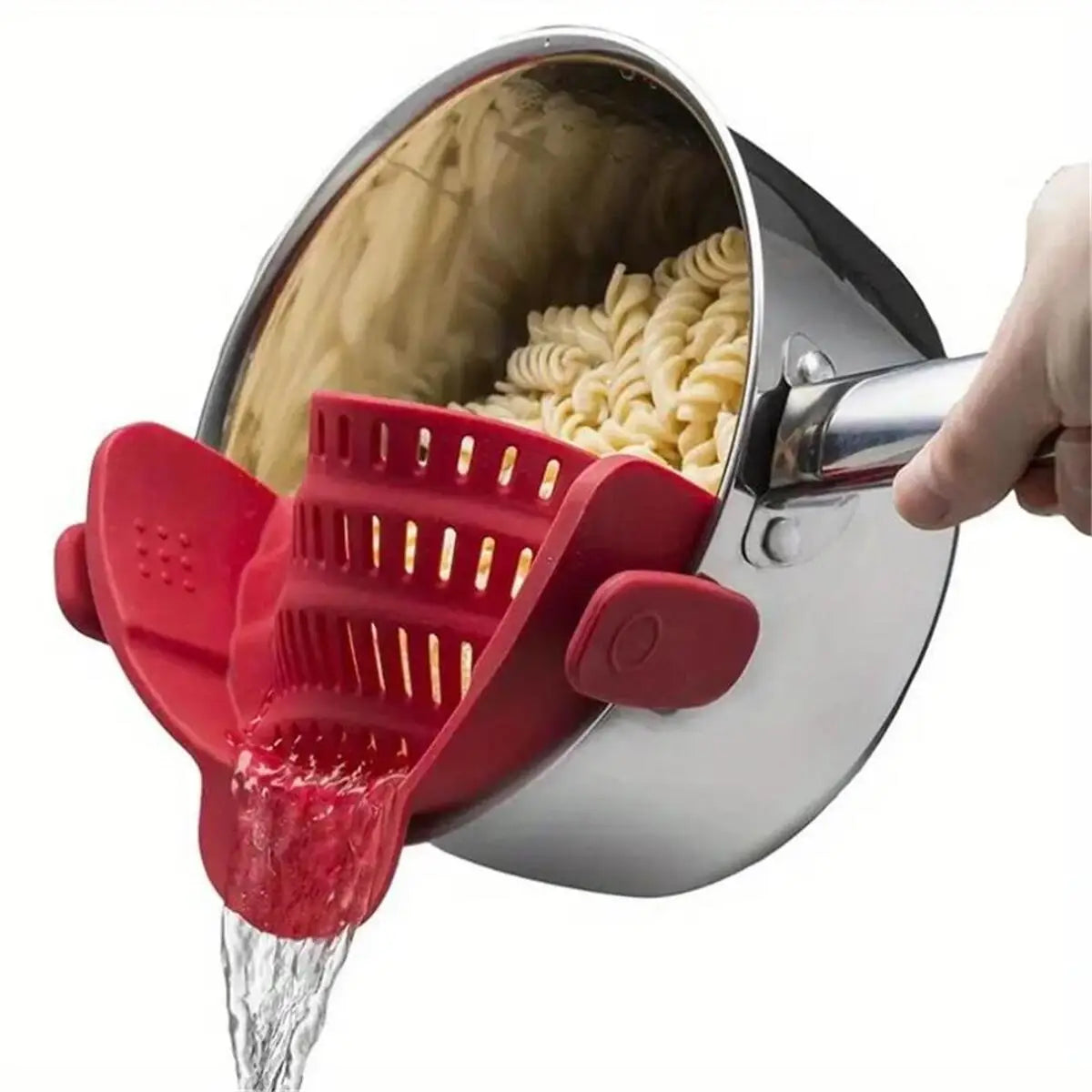 Adjustable Clip-On Pot Strainer – Fits Pans, Pots & Bowls!