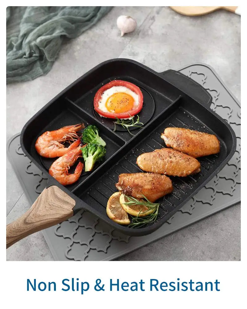 Silicone Drying Mat Non-Slip Heat Resistant Kitchen