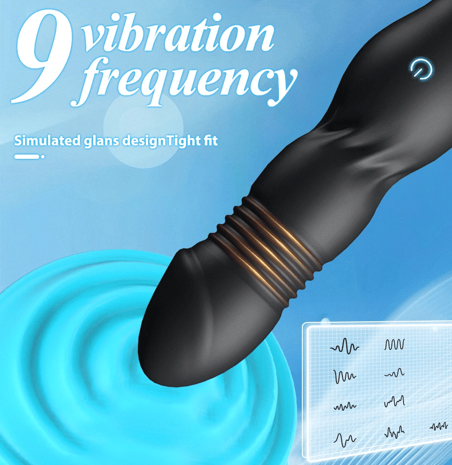 Thrusting Bluetooth Prostate Massager with Suction Base
