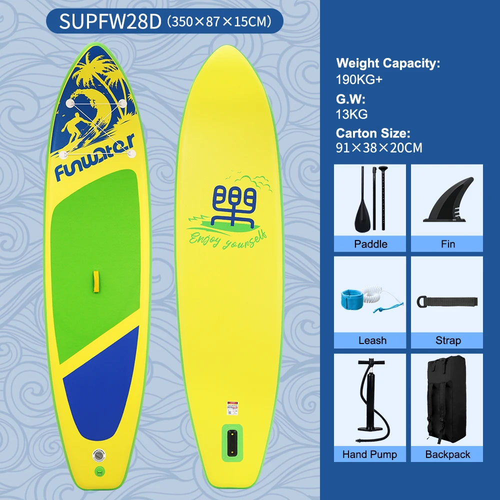 Feath-R-lite 11'6" Dragon Inflatable SUP Board Set