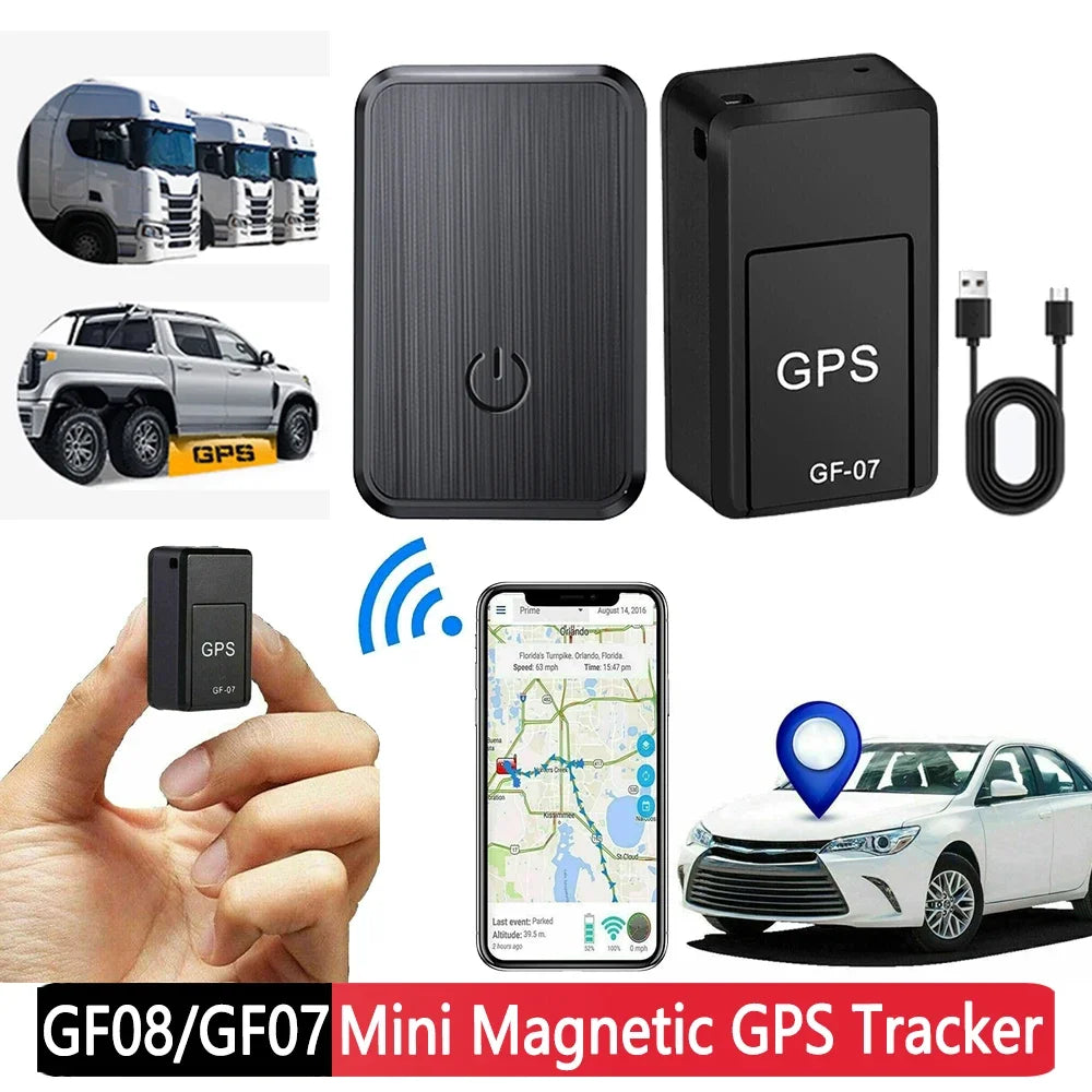 Secure your vehicle with GF08 Mini Magnetic GPS Tracker!