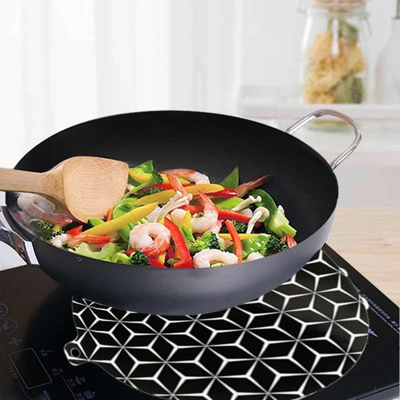 Silicone Induction Cooktop Mat Fireproof Protector