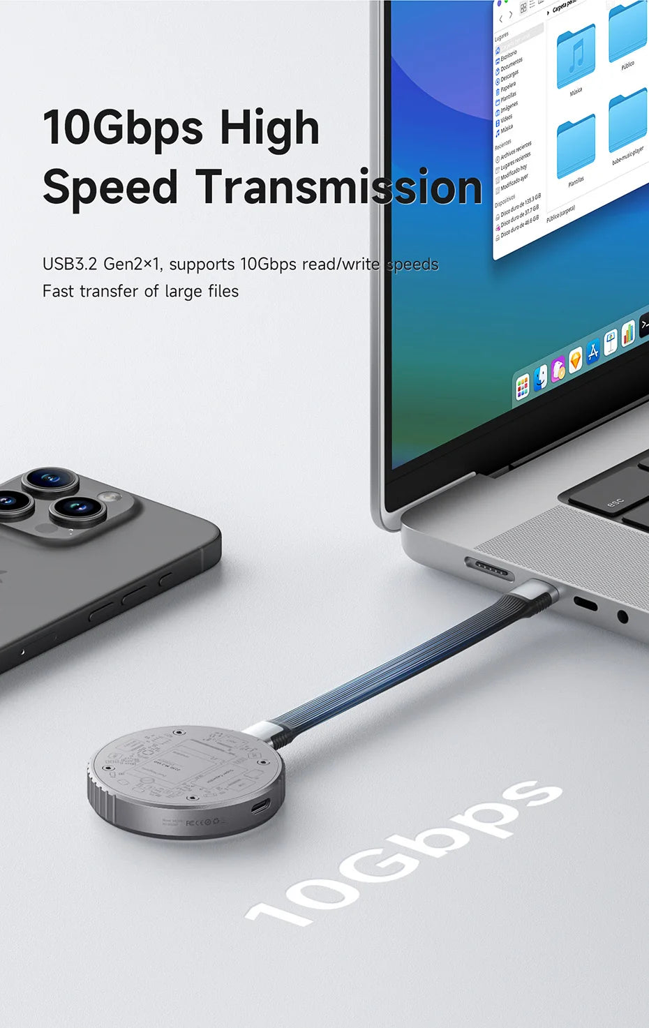 Upgrade storage with Hagibis Magnetic M.2 SSD enclosure!