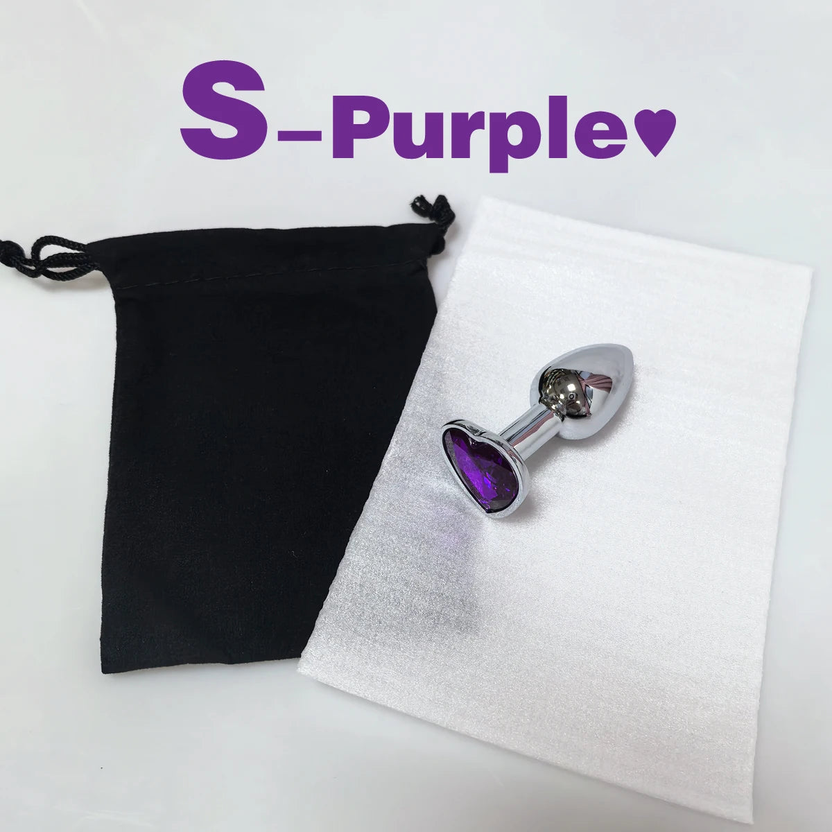 Heart Base Stainless Steel Anal Plug
