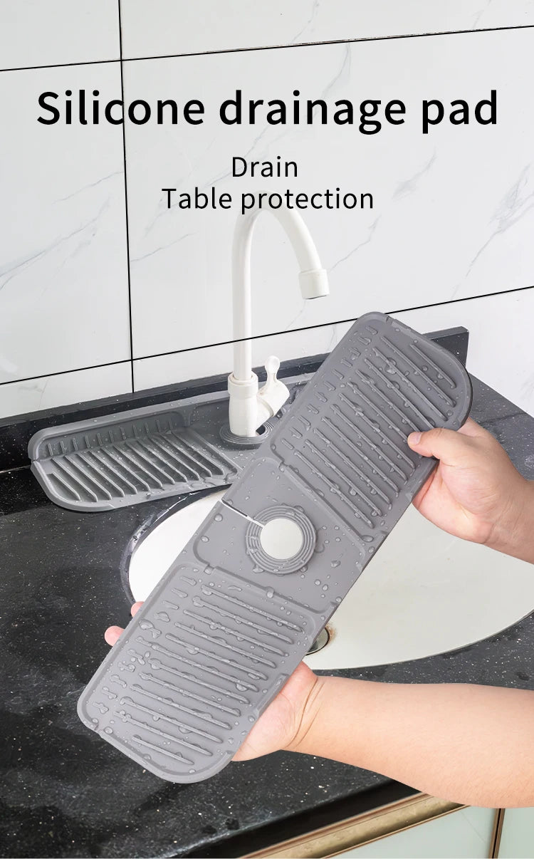 Silicone Faucet Mat Splash Guard Sink Protector