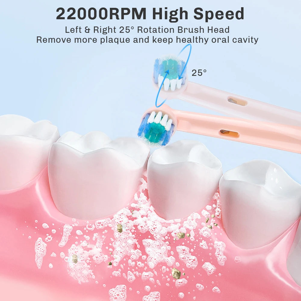 Smart Rotating Electric Toothbrush for Adults