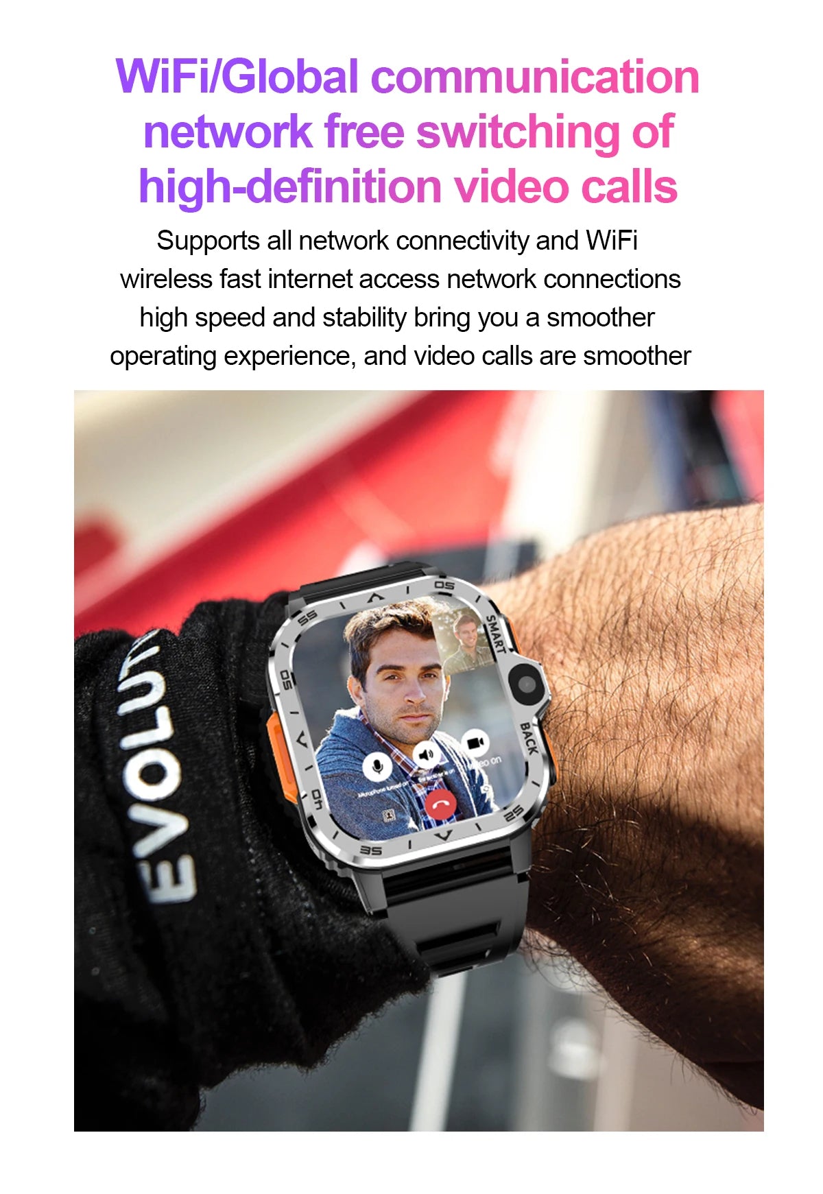 Valdus PGD Android Smartwatch with Dual Camera & GPS