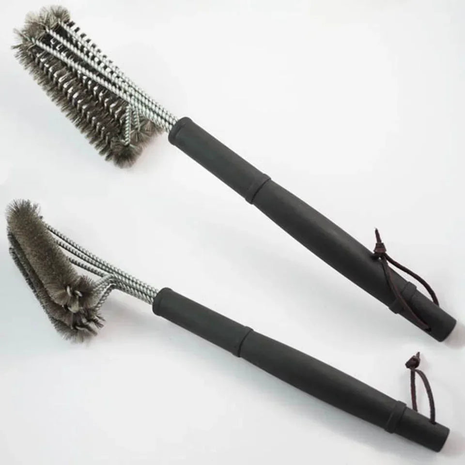 Stainless Steel BBQ Grill Brush – Tough on Grime, Gentle on Grills!