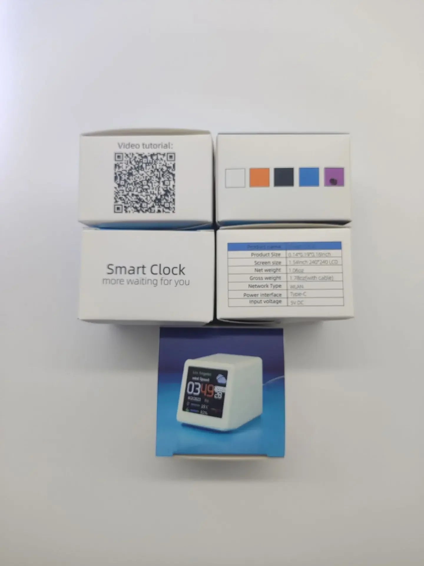 Smart WiFi Weather Clock with Bitcoin Monitor