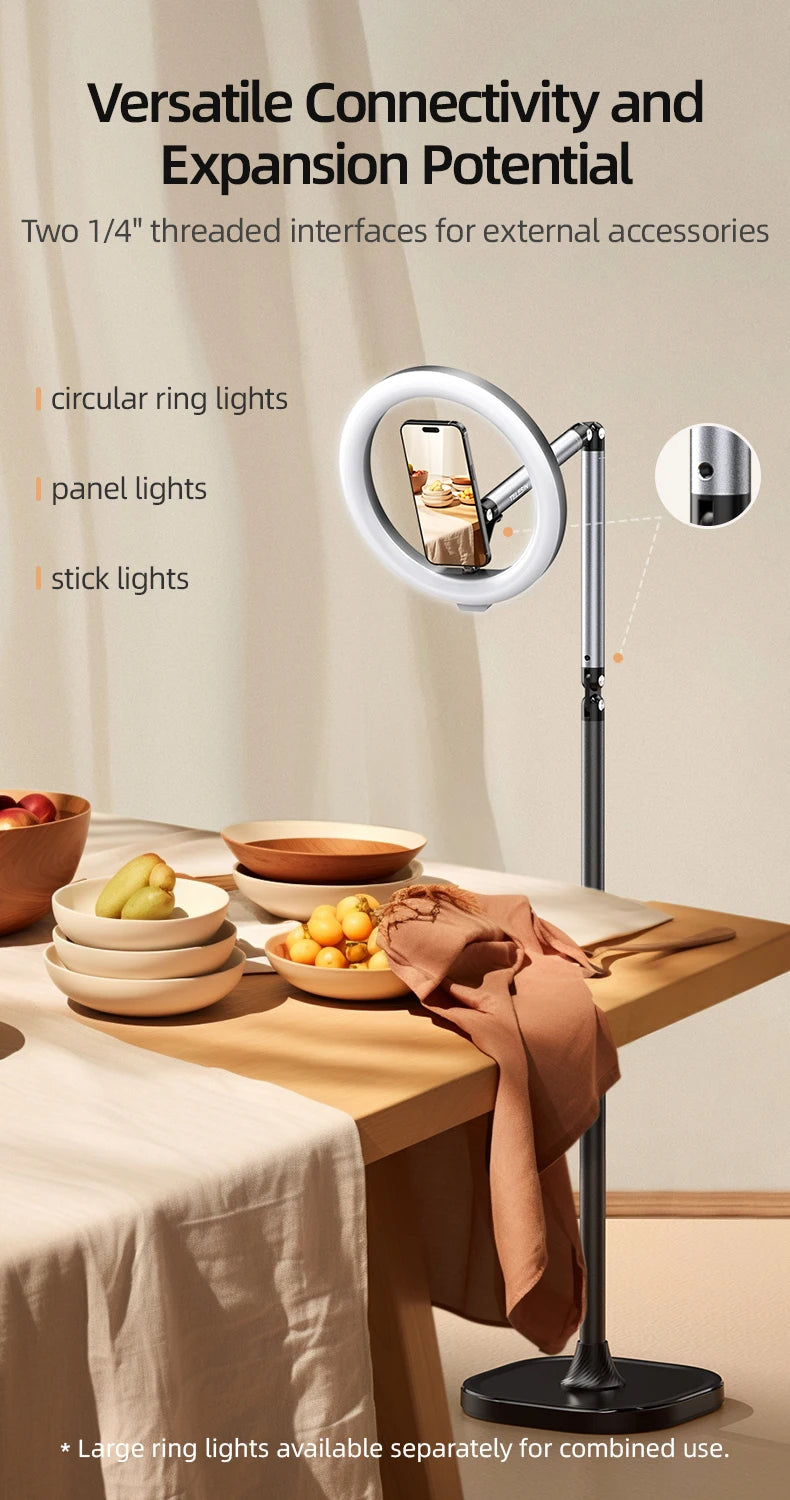 TELESIN Magnetic Floor Phone Stand Holder