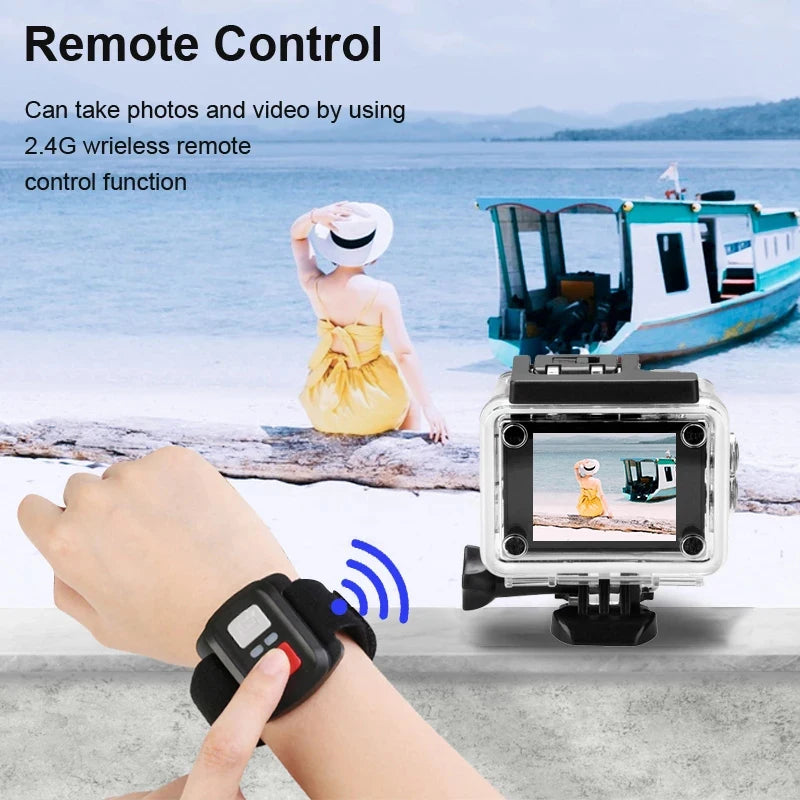 Capture epic moments with this Ultra HD 4K Action Camera!