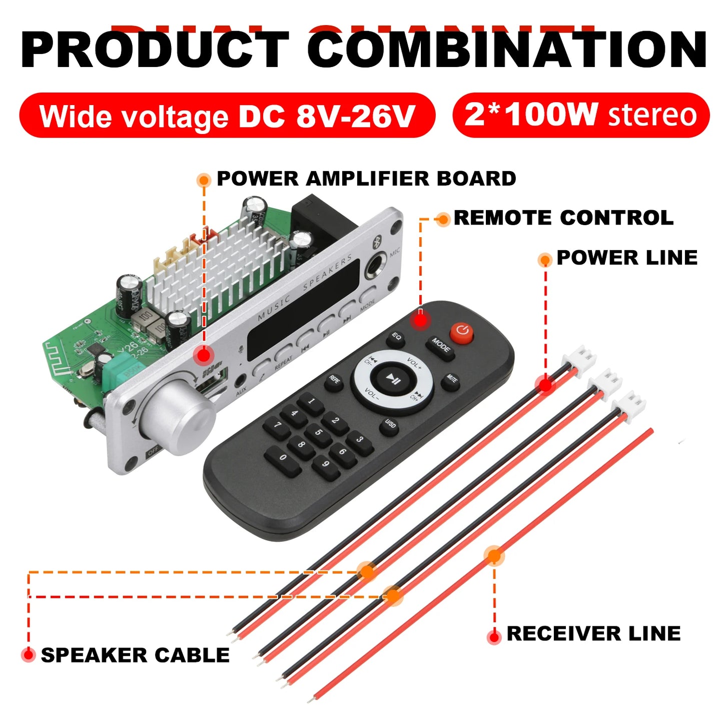 Boost your sound system with wireless amplifier power!