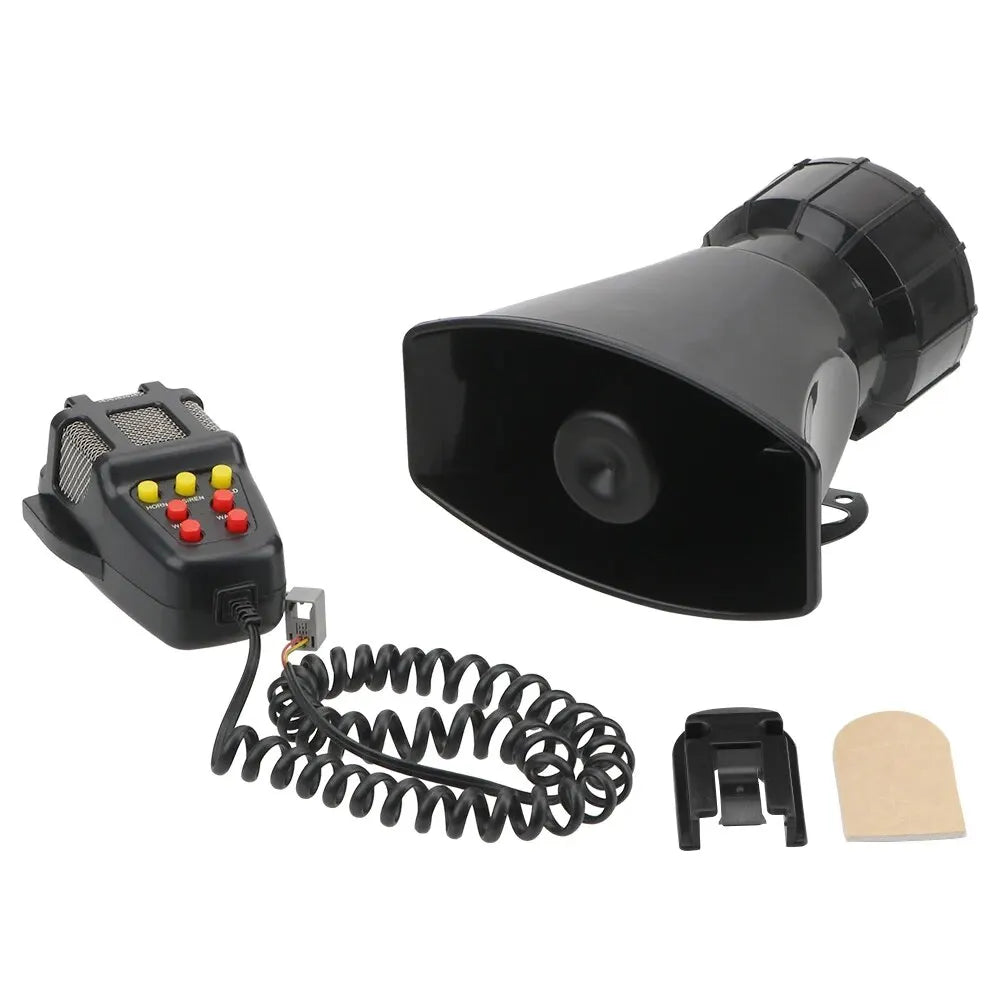 100W Car PA System Police Siren Megaphone
