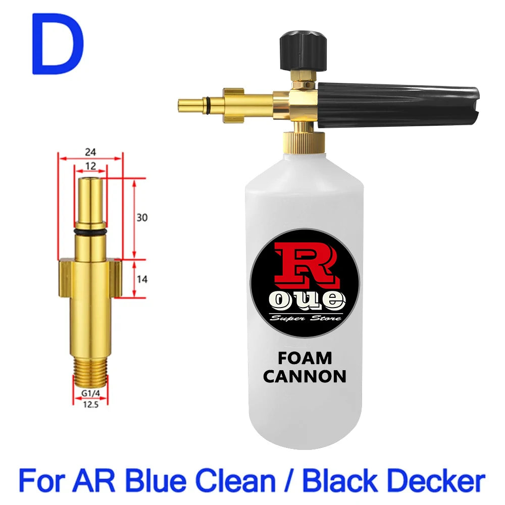 1L Adjustable Snow Foam Lance – Thick Foam, Deep Clean!