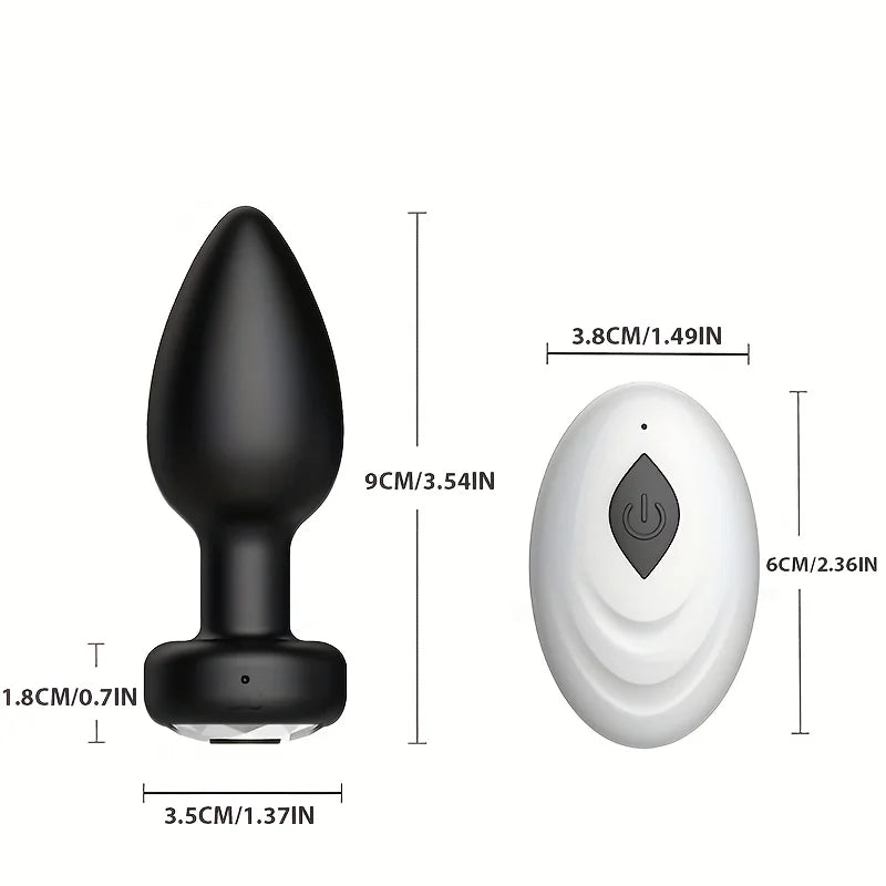 1PC Wireless Remote Anal Vibrator