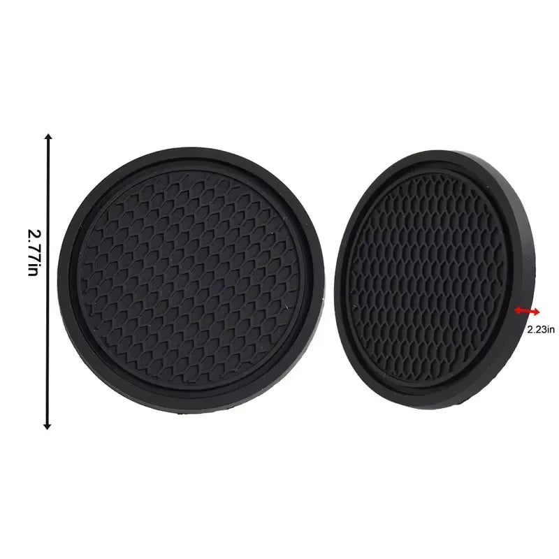 2pcs Car Anti-Slip Cup Holder Coasters