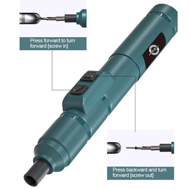 Fix smarter with this mini electric screwdriver set!