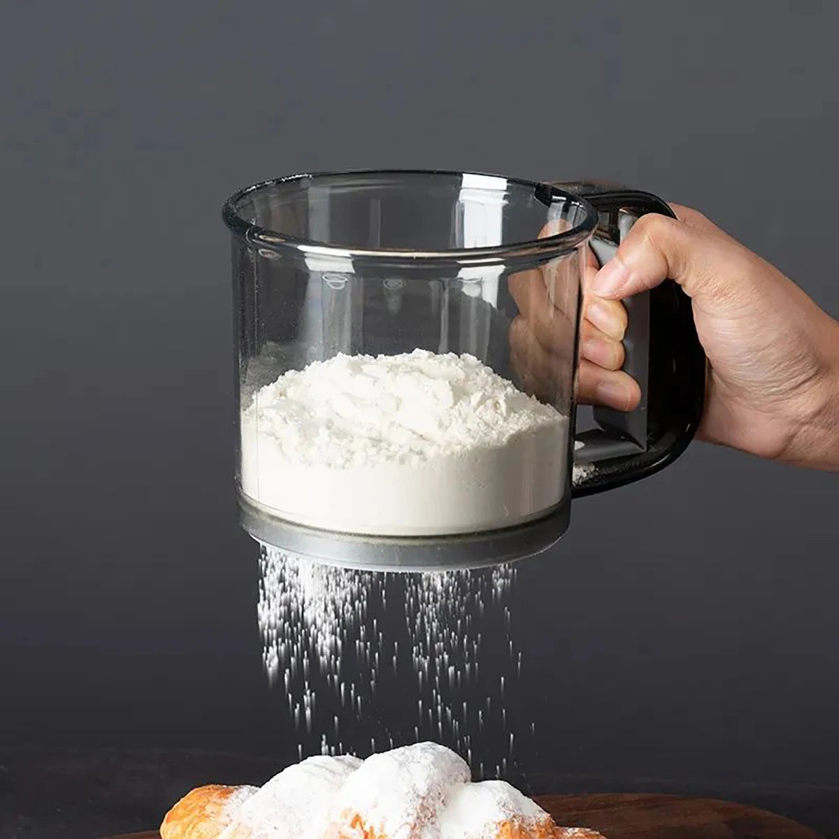Semi-Automatic Cake Flour Sifter with Scale