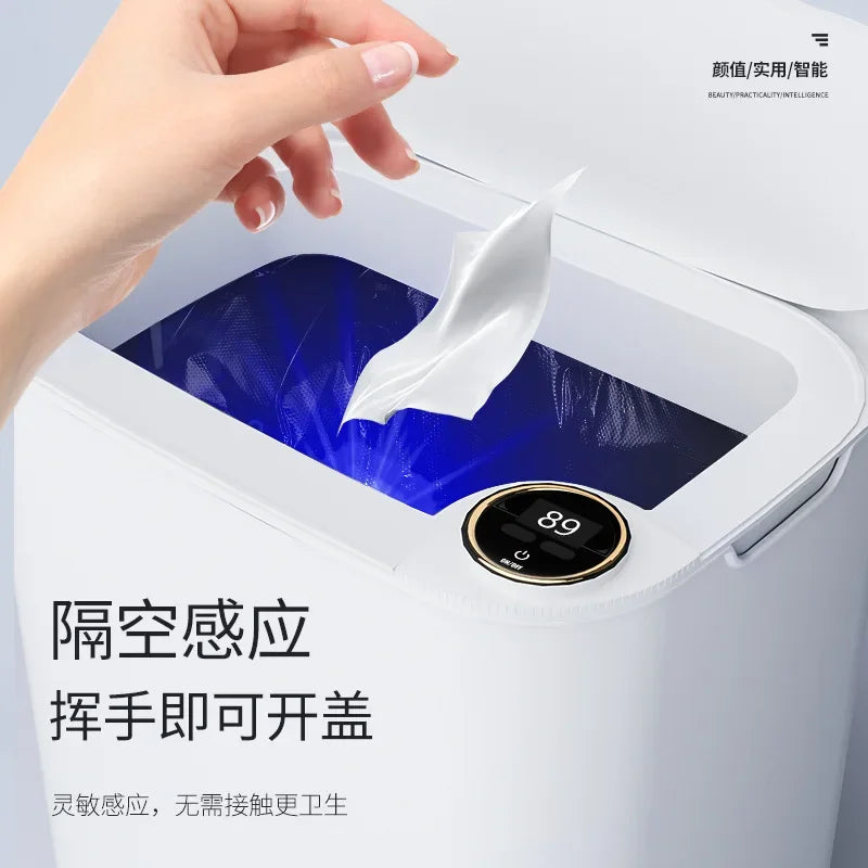 18L Smart Sensor Trash Can with Type-C Charging