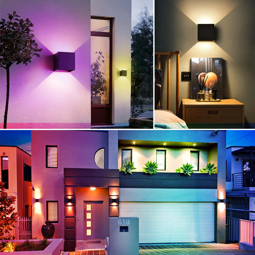 Smart RGBIC LED Wall Light with App Control