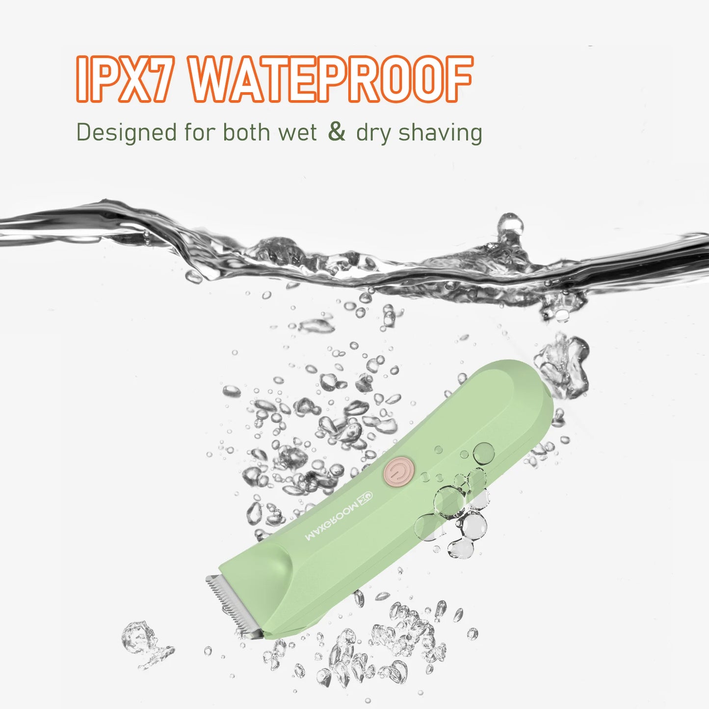 MAXGROOM Men's Body & Groin Hair Trimmer