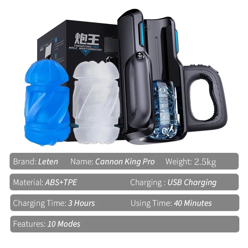 Leten THRUSTING-PRO High Telescopic Male Masturbator Cup