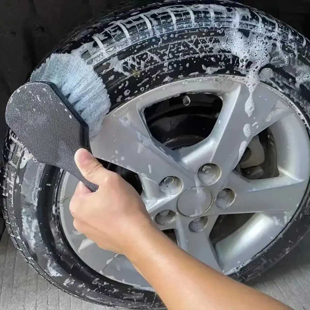 Car Wheel & Rim Cleaning Brush Set