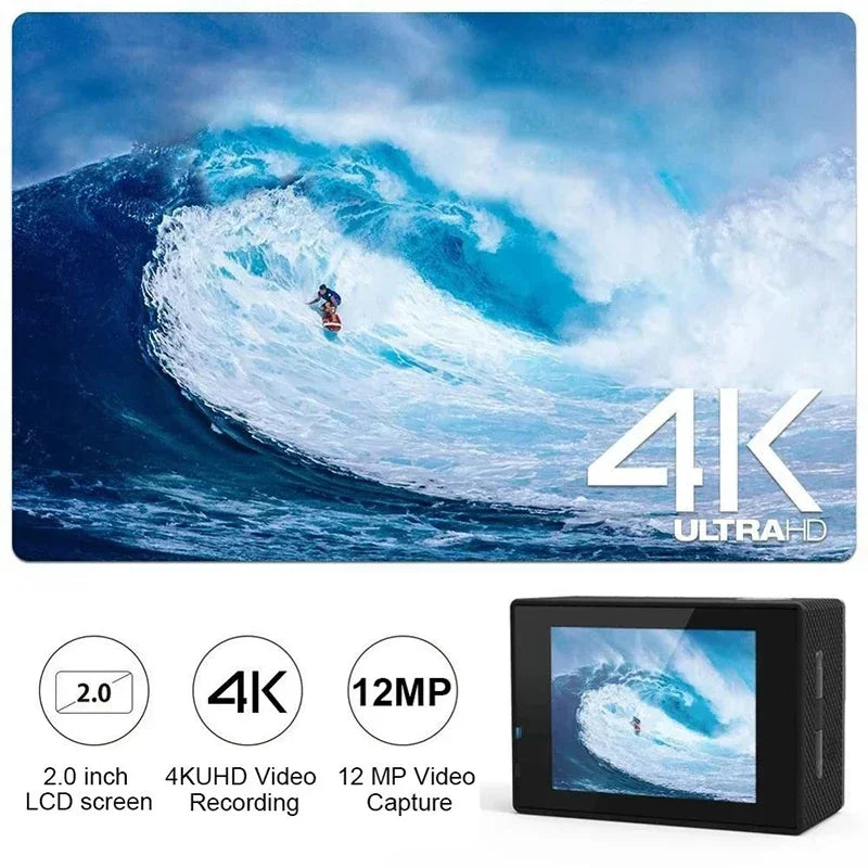 Record every adventure with this 4K action camera!
